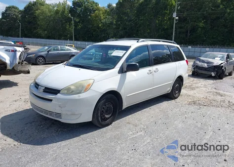 2005 Toyota Sienna Le z USA, uszkodzony, nr VIN 5TDZA23C85S283290